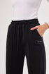 İki iplik Bol Paça Eşofman Pantalon - Siyah