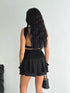 Ayrobin Şortlu Etek - Siyah