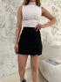 Şortlu Etek- Siyah