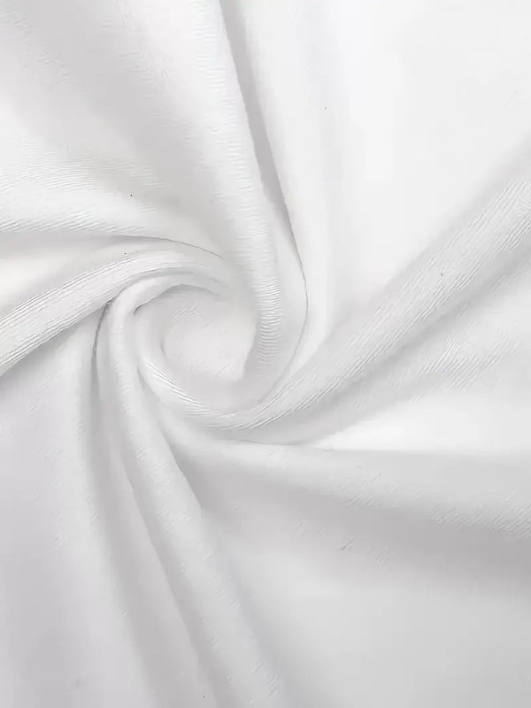 Baskılı Oversize Bisiklet Yaka T-shirt - Beyaz