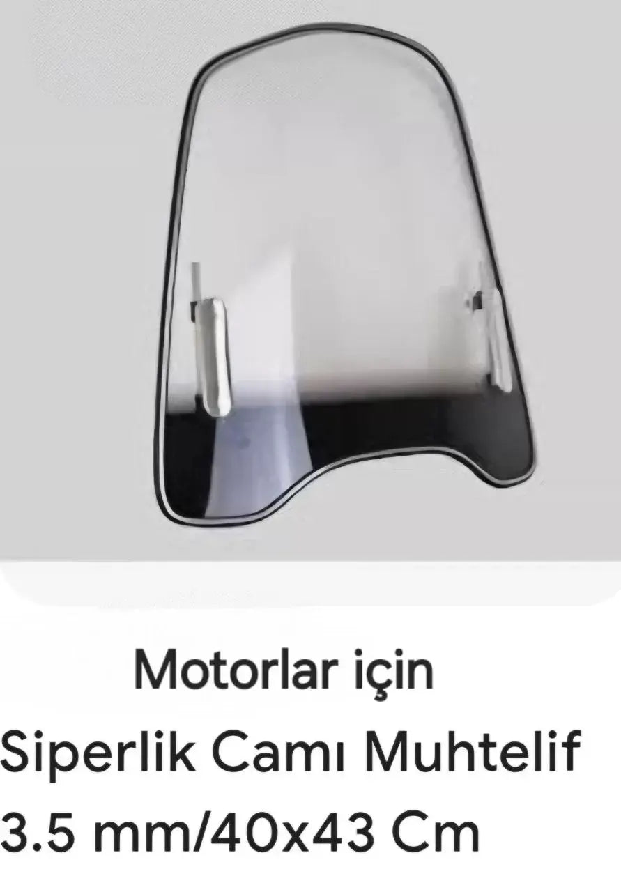 Motor Siperlik Camı - Şeffaf