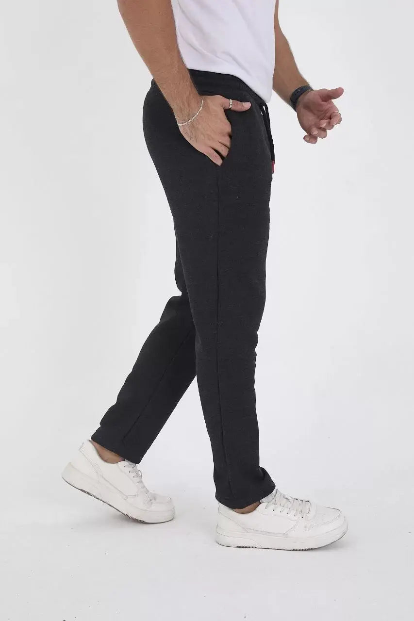 Unisex Üç İplik Basic Eşofman Pantolon - Antrasit