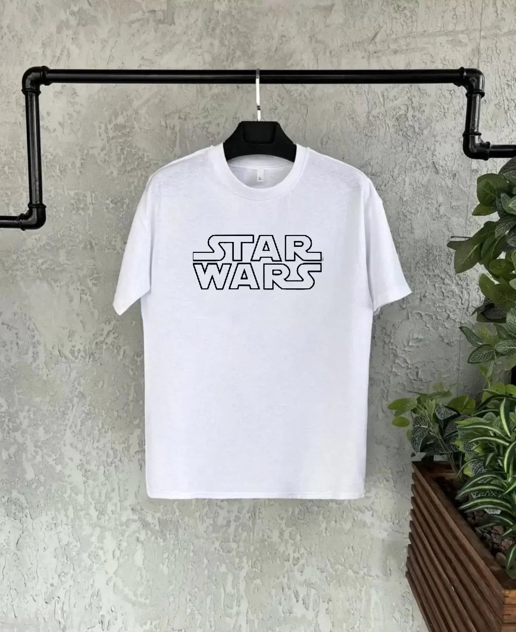 Star Wars Baskılı Çocuk T-Shirt - Beyaz