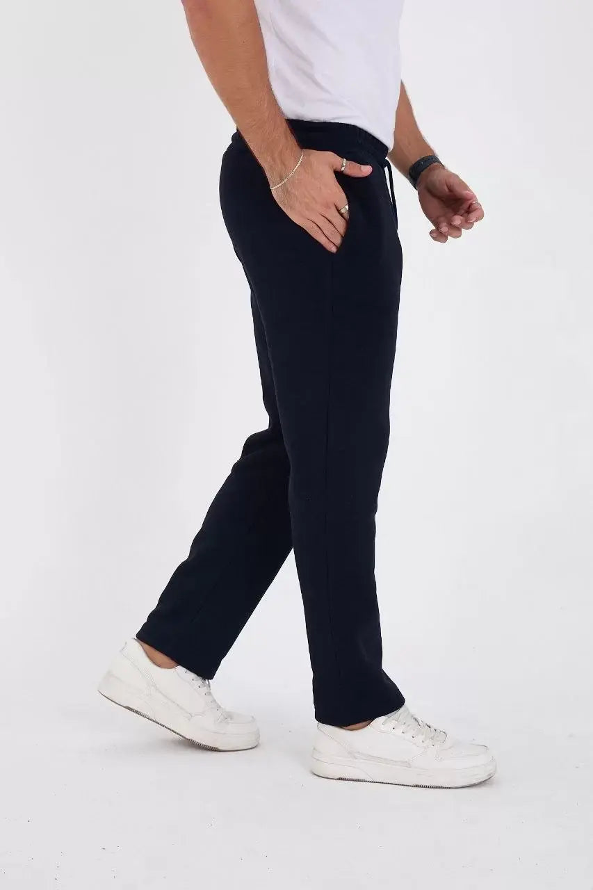 Unisex Üç İplik Basic Eşofman Pantolon - Lacivert