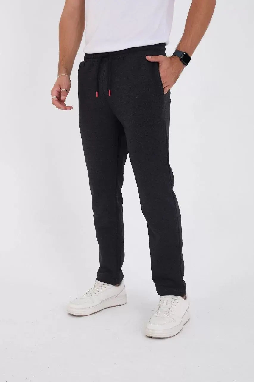 Unisex Üç İplik Basic Eşofman Pantolon - Antrasit